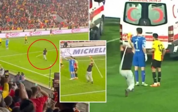 У Туреччині фанат побив воротаря суперників кутовим прапорцем