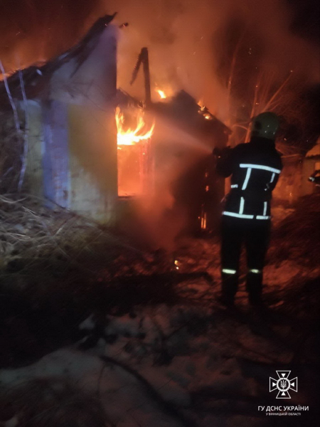 На Вінниччині через пожежу в будинку помер чоловік
