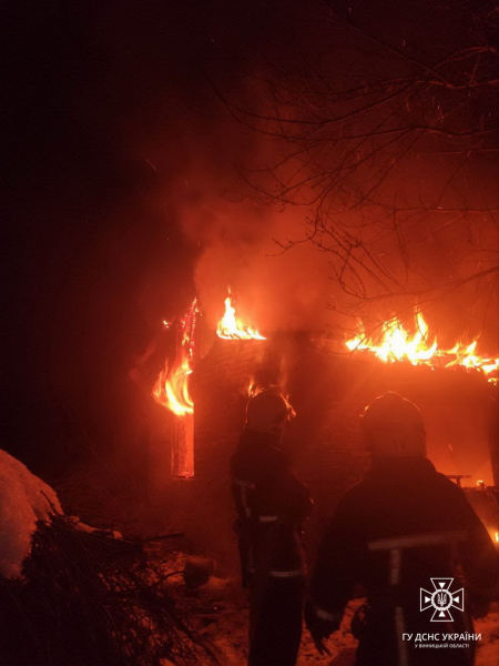 На Вінниччині через пожежу в будинку помер чоловік