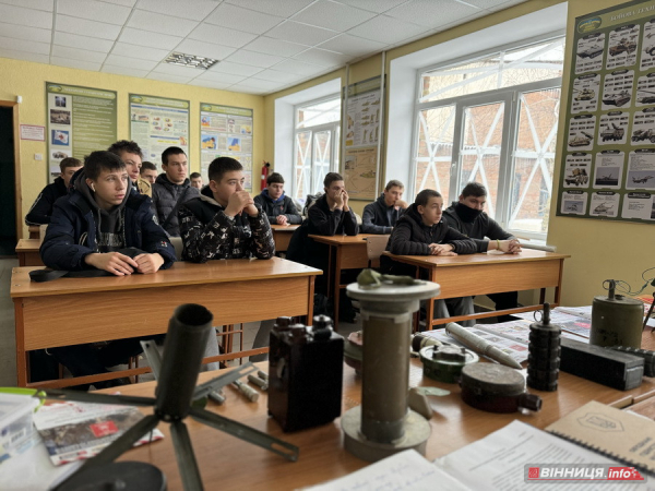 Важливо під час війни: у Вінниці учням проводять уроки з мінної безпеки