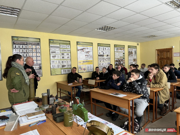 Важливо під час війни: у Вінниці учням проводять уроки з мінної безпеки