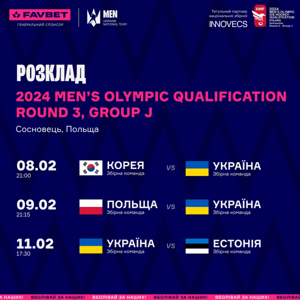 Збірна України з хокею стартує у кваліфікації на Олімпіаду-2026. Що треба знати про турнір