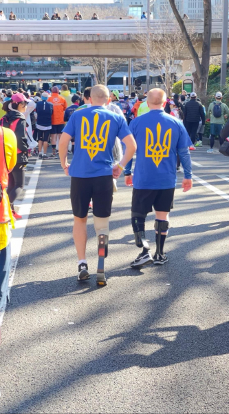 Ветеран з Вінниччини встановив персональний рекорд, пробігши на протезі марафон в Токіо