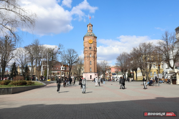 Прогноз погоди для вінничан та весняні фото з центру міста