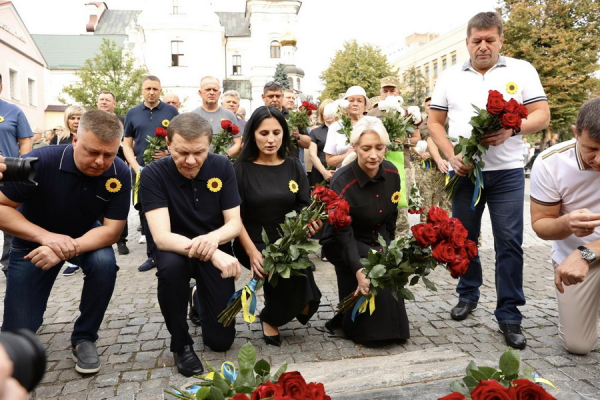 У Вінниці вшанували пам'ять захисників, які віддали життя за Україну