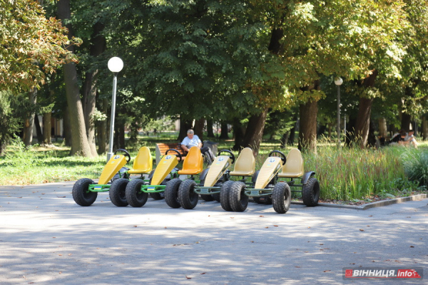 Які ціни на атракціони у центральному парку Вінниці