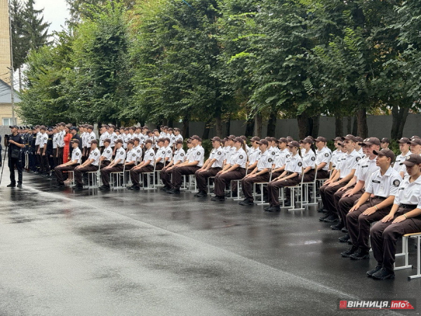 На Вінниччині відкрили один з перших в Україні ліцей безпекового спрямування МВС