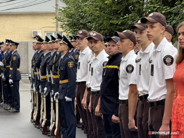 На Вінниччині відкрили один з перших в Україні ліцей безпекового спрямування МВС