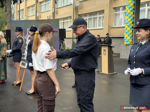 На Вінниччині відкрили один з перших в Україні ліцей безпекового спрямування МВС