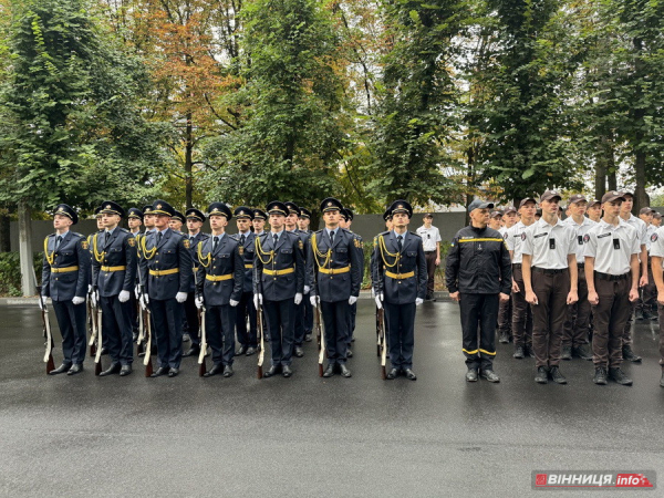 На Вінниччині відкрили один з перших в Україні ліцей безпекового спрямування МВС