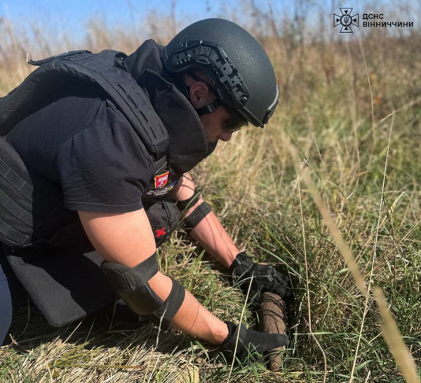 У Вінницькому районі сапери ДСНС знищили боєприпаси часів Другої світової війни