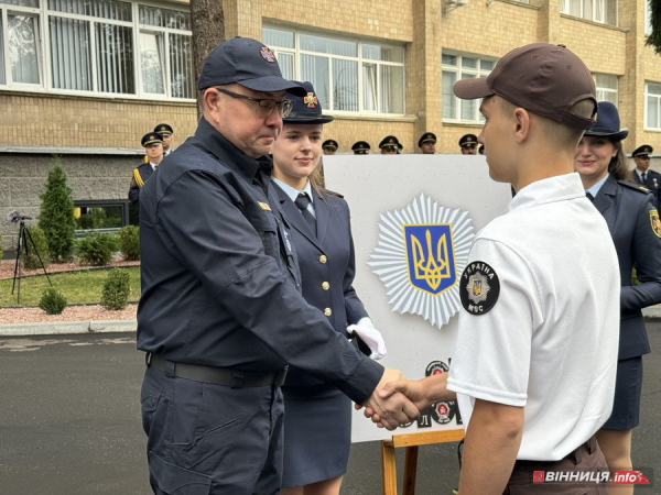 На Вінниччині відкрили один з перших в Україні ліцей безпекового спрямування МВС