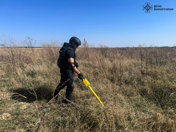 У Вінницькому районі сапери ДСНС знищили боєприпаси часів Другої світової війни