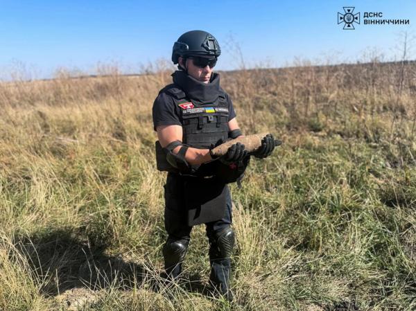 У Вінницькому районі сапери ДСНС знищили боєприпаси часів Другої світової війни