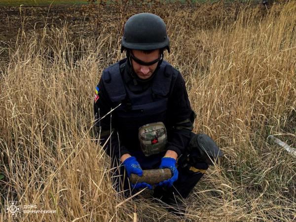 На Вінниччині знешкодили 76-міліметровий артилерійський снаряд часів Другої світової війни