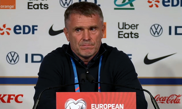 Франція — Україна — 4:0. Прес-конференція. Сергій Ребров: «Першим таймом я задоволений»